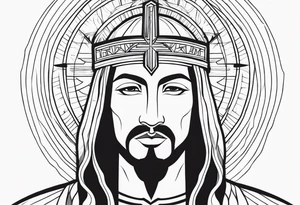 Christian god tattoo idea