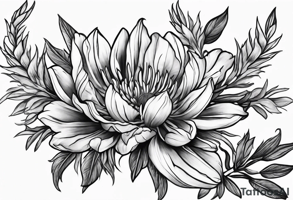 Indian paintbrush tattoo idea