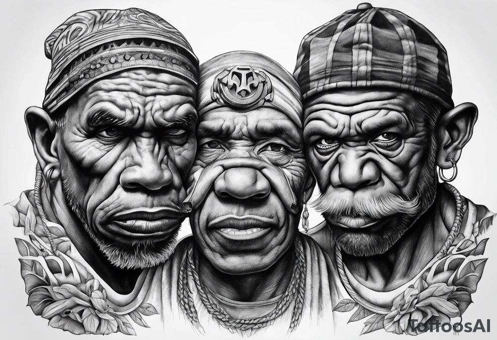See no evil hear no evil speak no evil tattoo idea