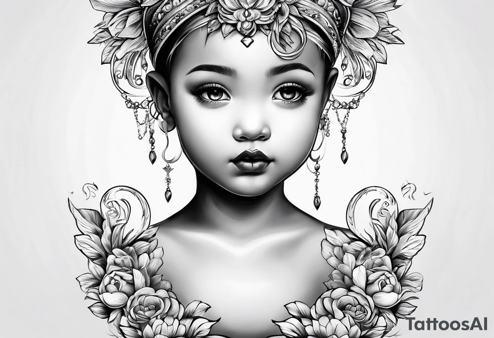 Baby  coeur tattoo idea
