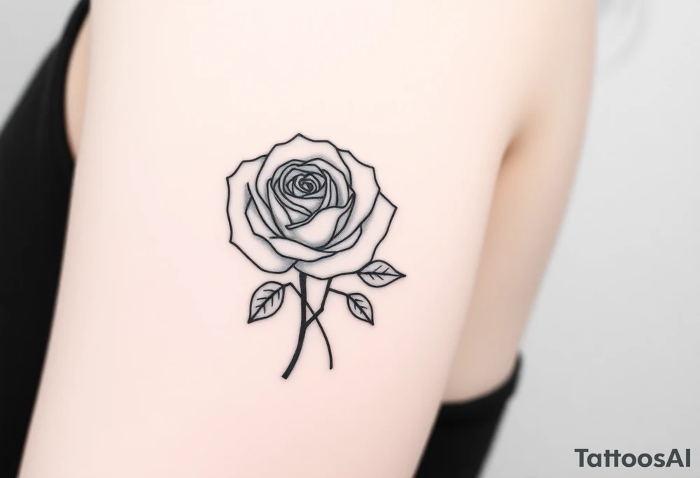 rose tattoo idea