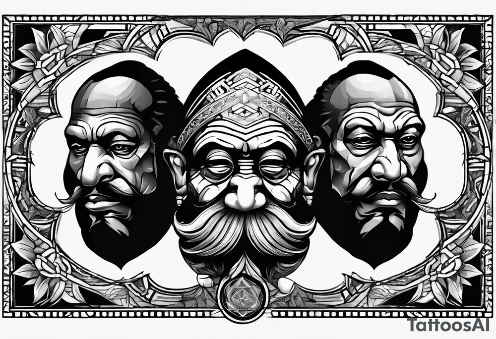 See no evil hear no evil speak no evil tattoo idea