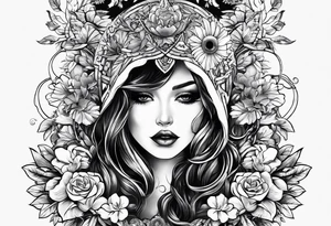 Love’s the death of peace of mind tattoo idea