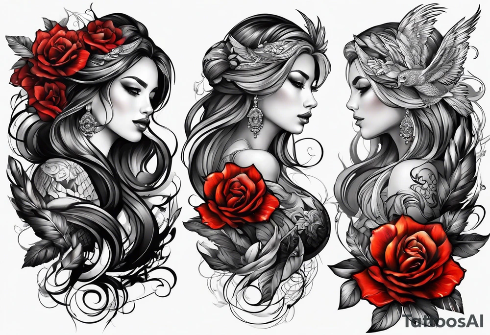 демон tattoo idea