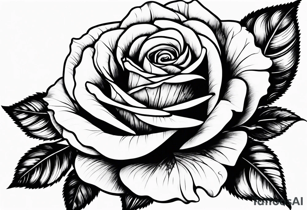 A rose tattoo idea