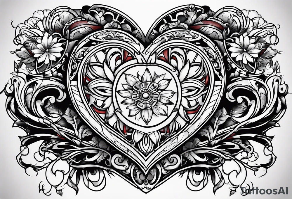 While my heart is beating tattoo idea