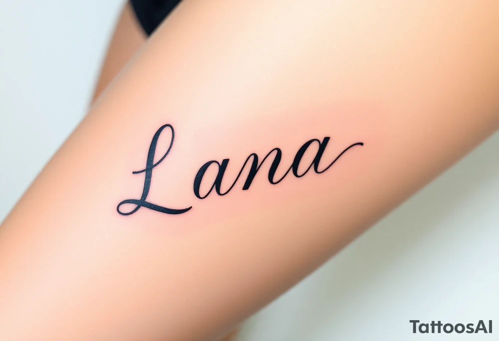 Lana tattoo idea