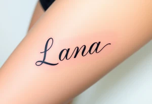 Lana tattoo idea