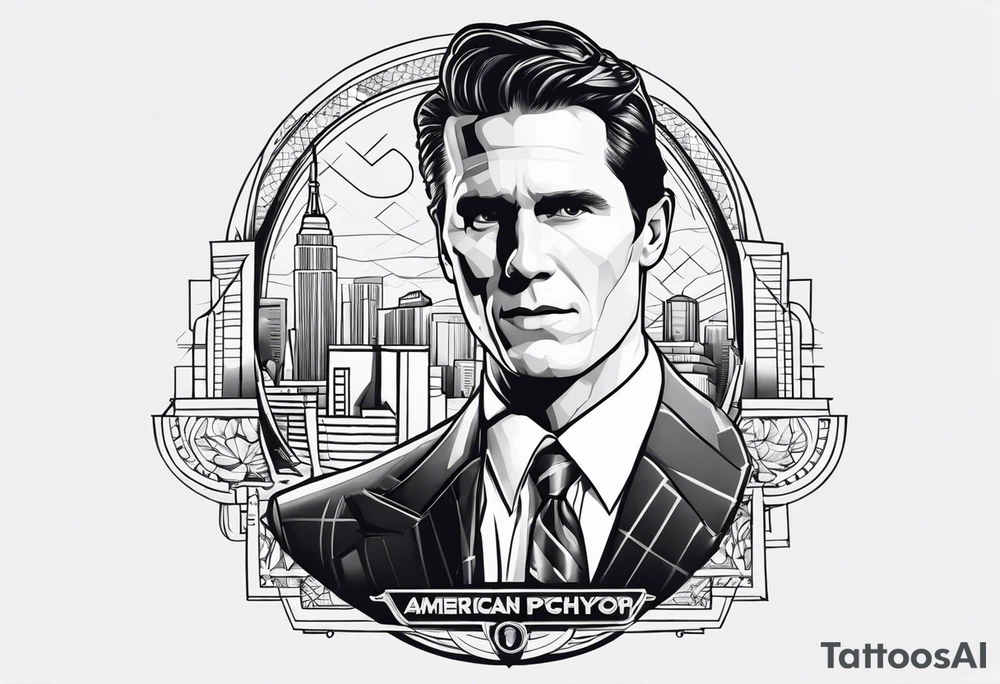 Can you create something small from the movie American psycho? tattoo idea