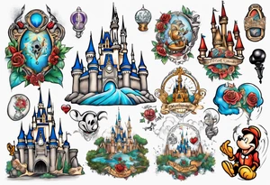 DisneyWorld Magic Kingdom tattoo idea