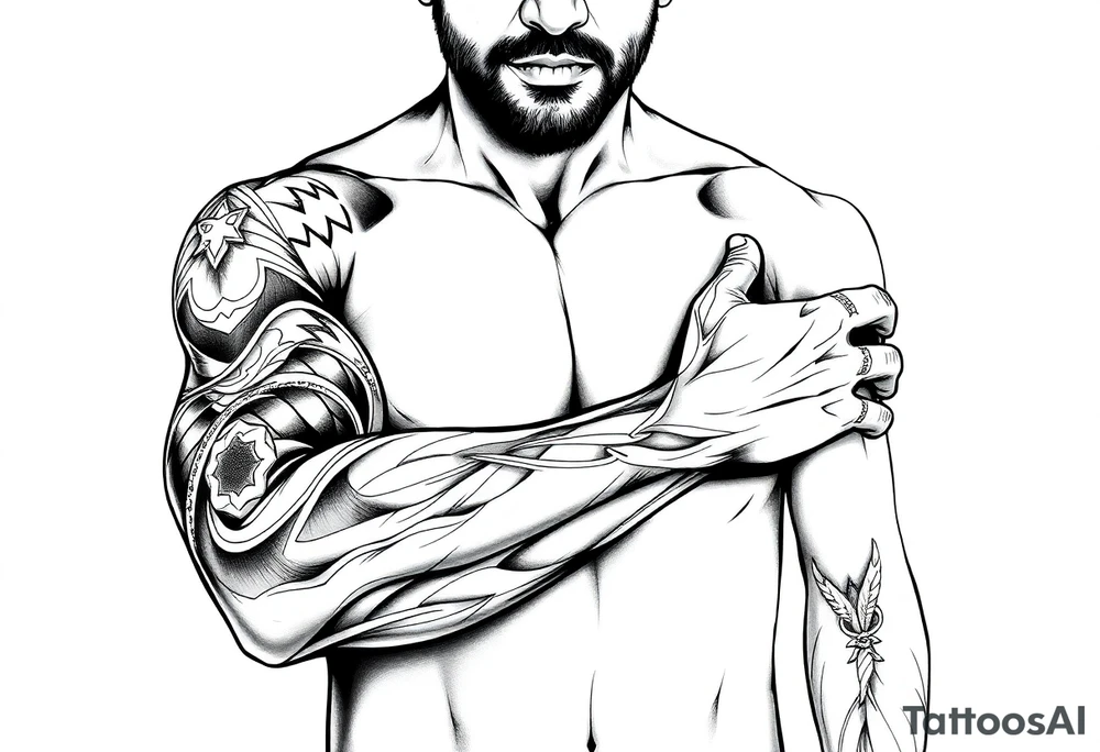 Prison style chicano tattoo idea