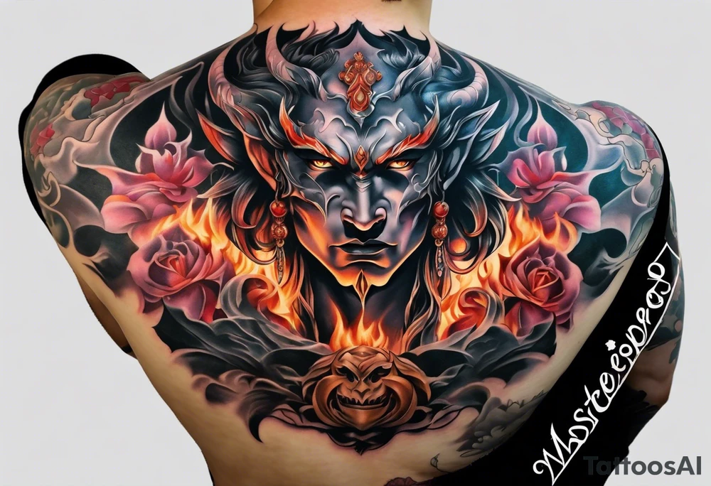 Backout tattoo of Hades tattoo idea