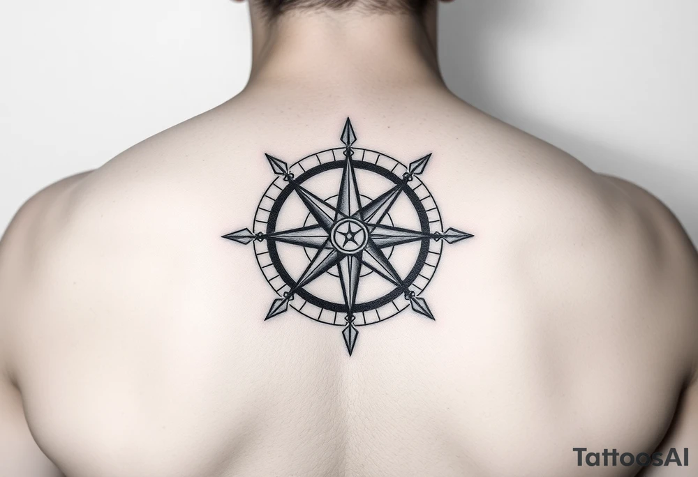 Compass tattoo idea
