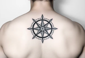Compass tattoo idea