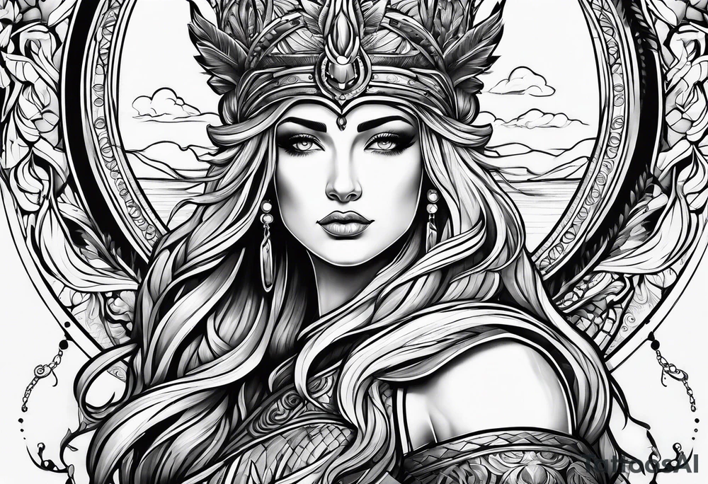 Athena tattoo idea
