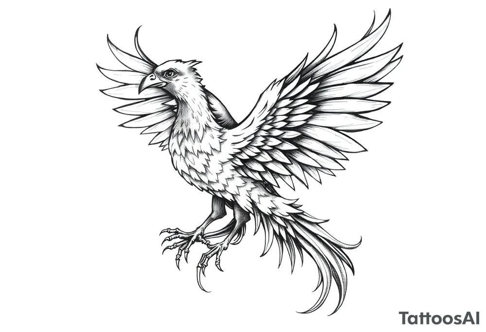Phoenix tattoo idea