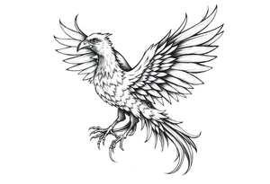 Phoenix tattoo idea