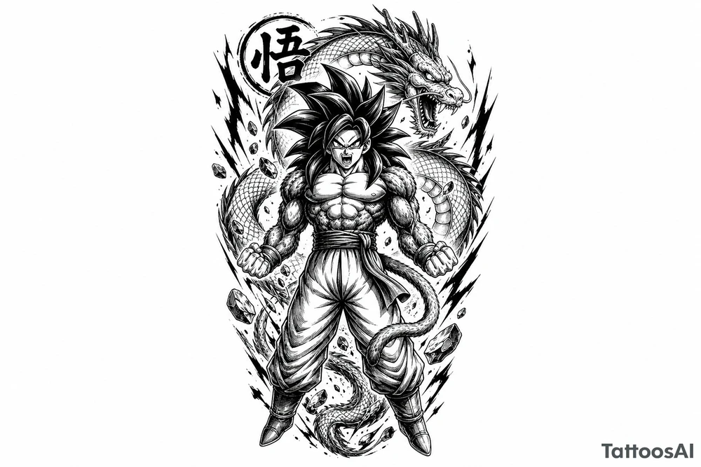 Go ku going super sain 4 tattoo idea