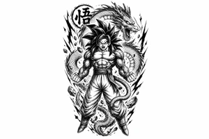Go ku going super sain 4 tattoo idea