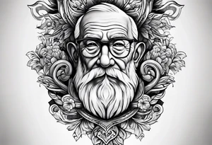 A simple tattoo for the passing of a grandpa tattoo idea