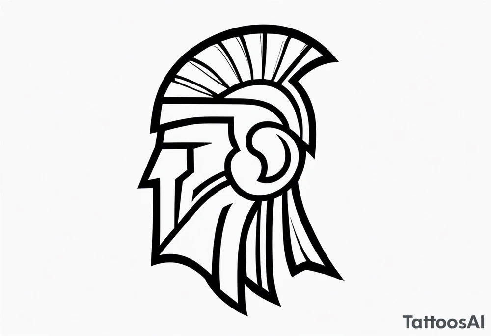 Ancient spartan symbol tattoo tattoo idea