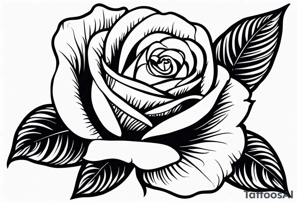 rose tattoo idea