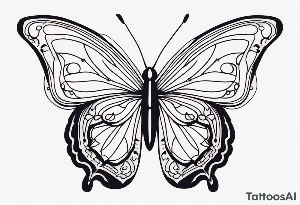 Butterfly tattoo idea