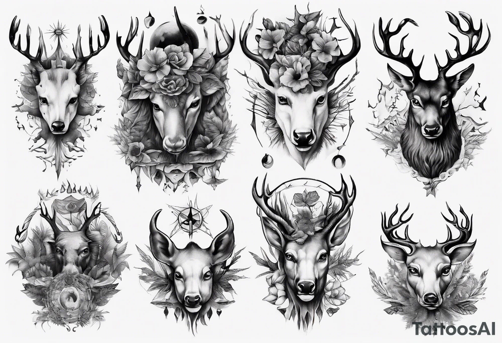 Hirsch tattoo idea