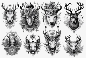Hirsch tattoo idea