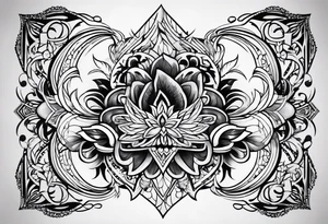 Kinlee name logo tattoo idea