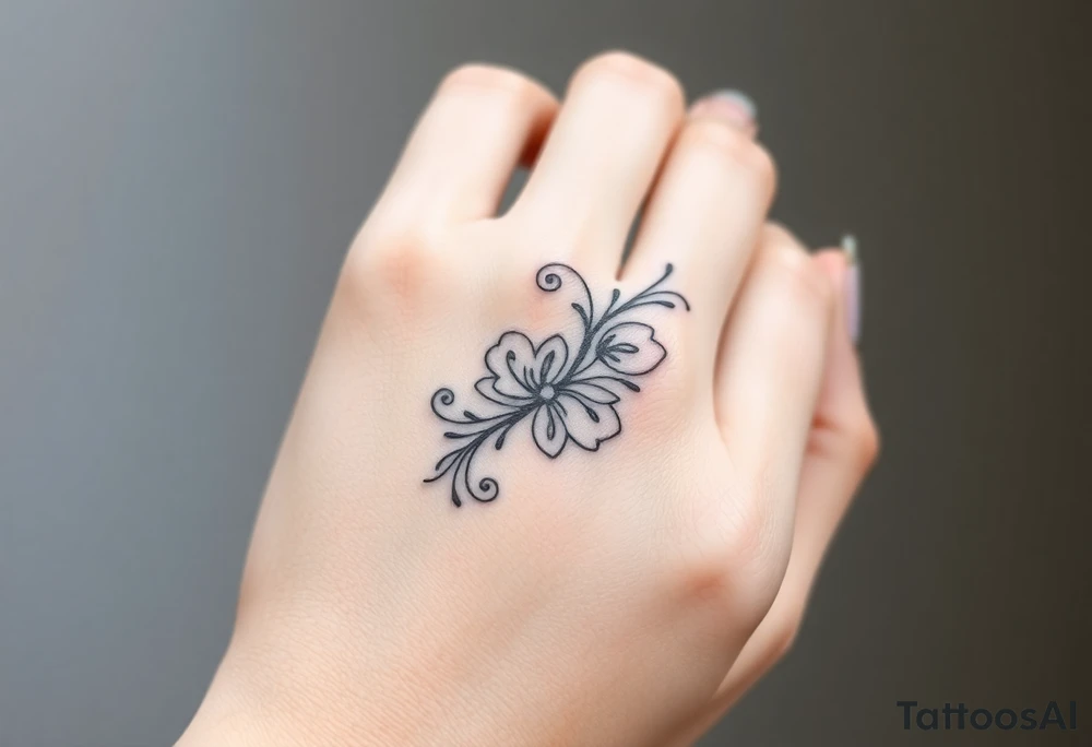Dainty, artist way to write 911 tattoo idea