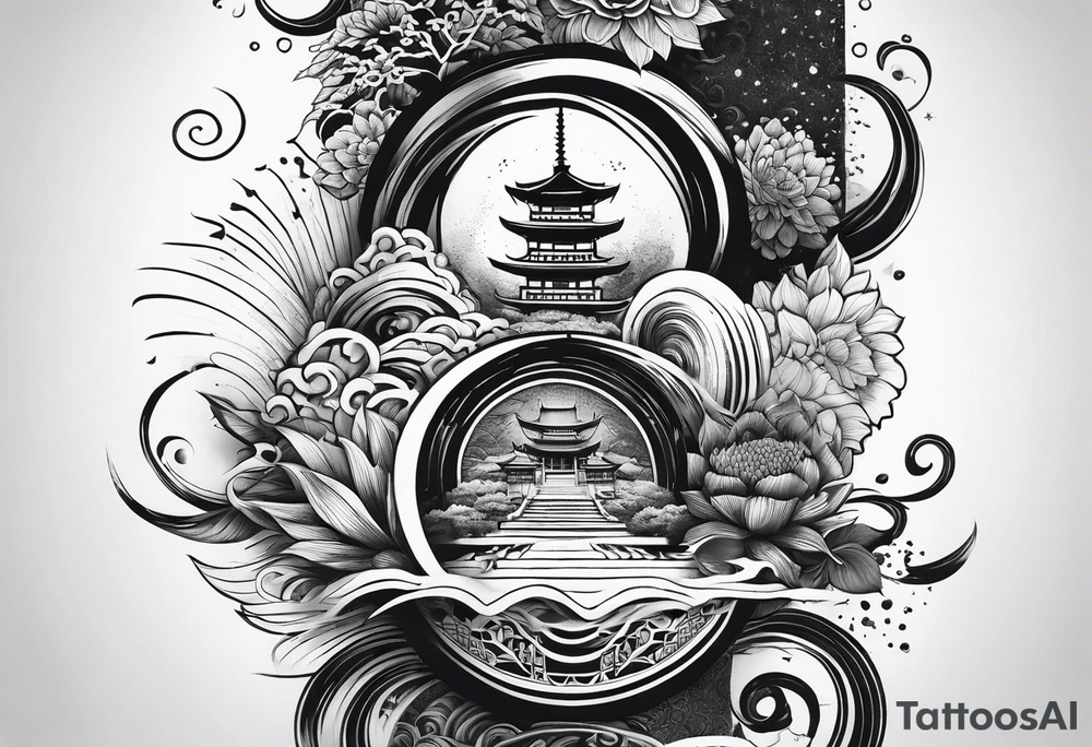 Reincarnation long forearm tattoo tattoo idea