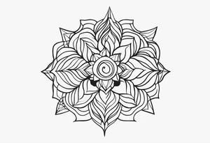 A tattoo symbolizing interdependence, thinking outside the box, and trusting yourself and seeing your growth tattoo idea