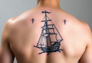 Queen Anne's Revenge tattoo idea