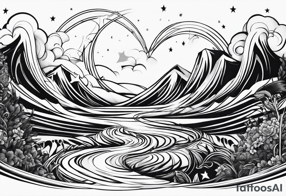 Morning star whip tattoo idea