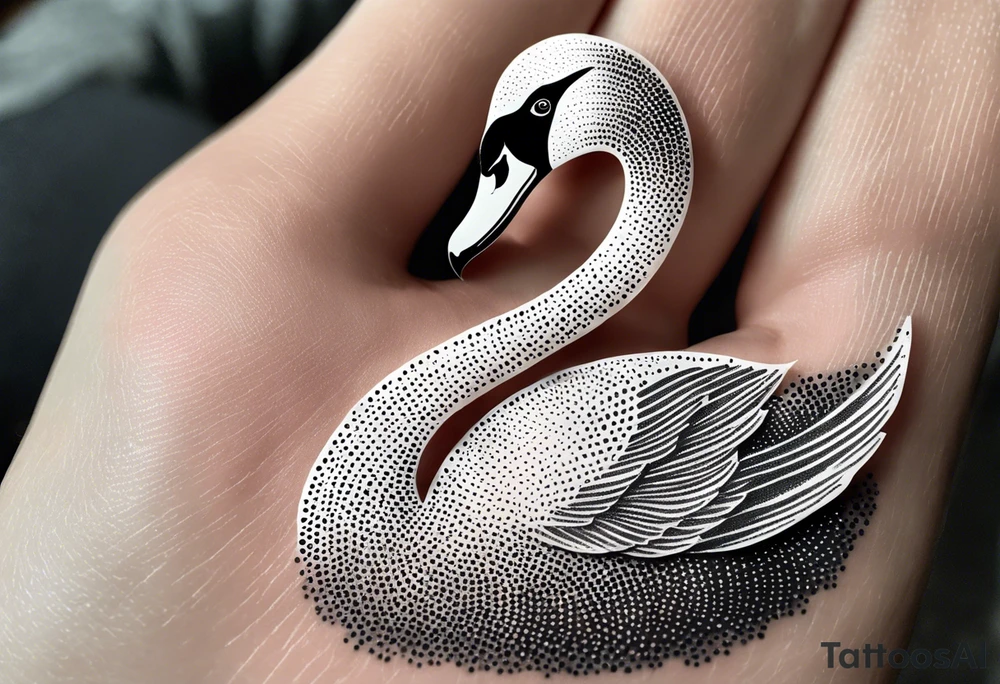 swan tattoo tattoo idea