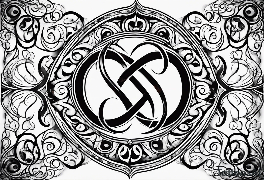 infinity symbol tattoo idea