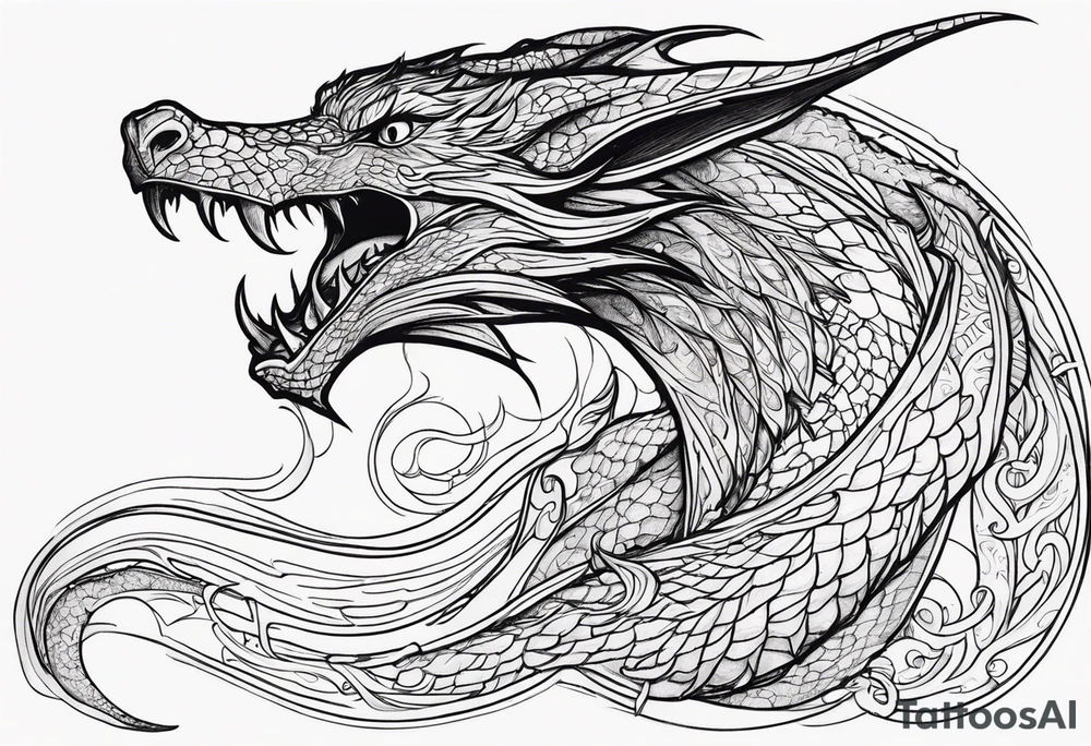 Smaug with the doctor tattoo idea