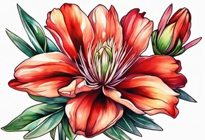 Indian paintbrush tattoo idea