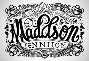 Madison tattoo idea