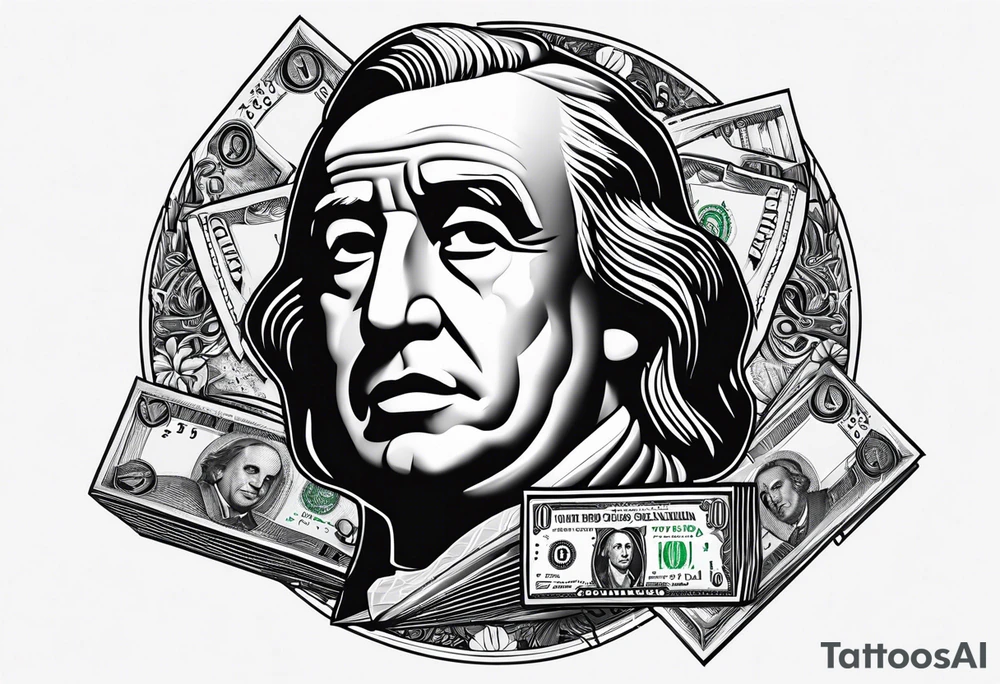 Tattoo about cash tattoo idea