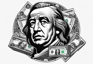 Tattoo about cash tattoo idea