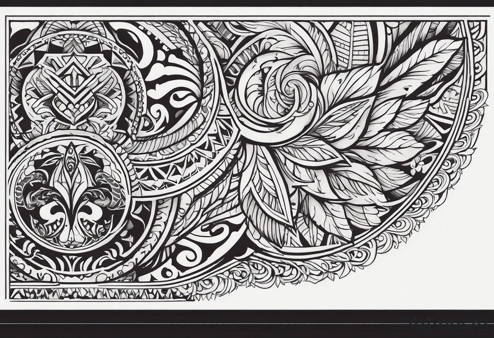 I want to have a 3/4 sleeve tattoo in the polynesian style for the right arm tattoo idea