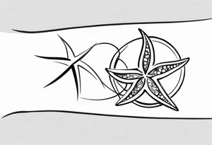 Starfish bracelet tattoo idea