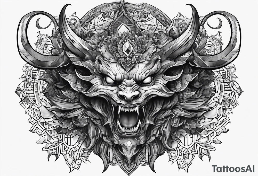 Demon stealing my soul tattoo idea