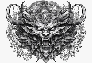Demon stealing my soul tattoo idea