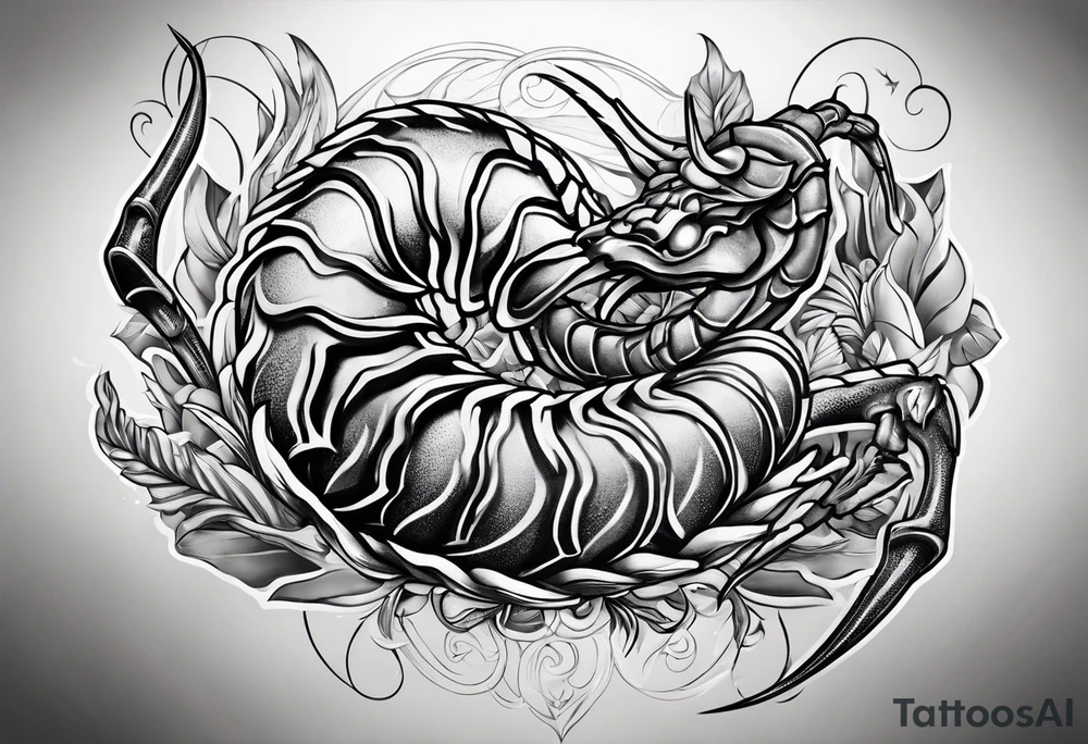scorpio tattoo idea