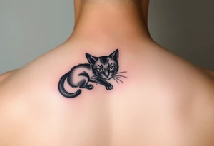Black Cat tattoo idea