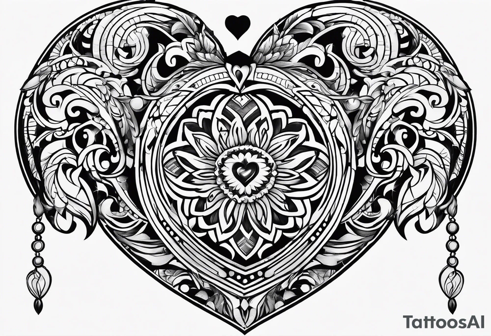 Heart tattoo idea