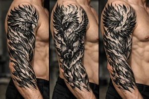 A phoenix tattoo idea